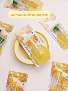 Presse-agrumes manuel portable 2026 de premier rang pour citrons et oranges avec couvercle – Idéal pour presser les fruits - Product Image 6