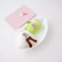 Porte-clés animal, pendentif de sac à dos pour couple, ours en peluche, jouet en peluche, clé de voiture