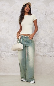 <span class=keywords><strong>T</strong></span>-<span class=keywords><strong>shirt</strong></span> court Slim-Fit de haute qualité pour femmes à manches courtes <span class=keywords><strong>col</strong></span> rond haut d'é<span class=keywords><strong>t</strong></span>é décontracté impression personnalisable en gros écologique - Product Image 4