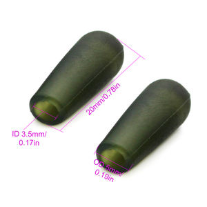 Perles tampons antichoc en caoutchouc pour la pêche à la carpe, pour la monture hélicoptère, la monture <span class=keywords><strong>Chod</strong></span>, les protecteurs de nœuds et les clips multiples - Product Image 5