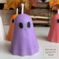 Halloween Niedliche Mini Bunte Geister-Duftkerzen Ausgefallene Kreative Stimmungsdekor Handgemachtes Geschenk