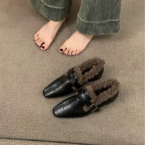 Chaussons d'hiver pour femmes et hommes, taille universelle, antidérapants, doux et chauds, chaussures d'intérieur pour l'hiver - Product Image 4