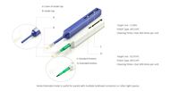 One Click 2.5mm SC FC Cleaner 1.25mm LC Stylo de nettoyage à fibre optique échantillons gratuits
