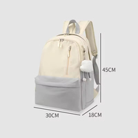 Sac à dos de voyage personnalisable avec logo, léger, grande capacité, imperméable, pour ordinateur portable, design économique