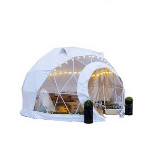 Casa Burbuja Transparente en Forma de Esfera para Acampar, con Dos Dormitorios, Color Personalizable, Área de Comedor para Puntos Turísticos y Ocio - Product Image 1