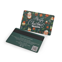 Individueller Druck von QR-Code- und Barcode-Geschenkkarten aus Kunststoff mit Hico/Loco Magnetstreifen