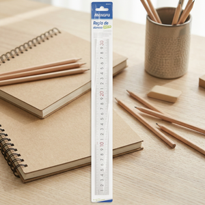 Mengfu M-0060 Righello Dritto in Metallo da 30CM Prodotto in Cina per Misurazioni di Precisione e Attività di Disegno - Product Image 2