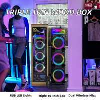 Enceinte Bluetooth 10 pouces 80W avec lumière LED RGB, son stéréo, télécommande, pour home cinéma, fêtes, extérieur, PC, téléphone portable