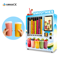 Distributeur automatique de boissons saines et de smoothies aux fruits frais, intelligent, haute performance, multi-paiements, libre-service, commercial