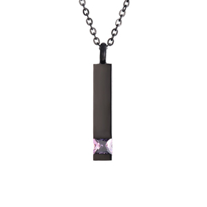 Kalung Liontin Kotak Terbuka dari Baja Anti Karat Poles Berkilau Seri Mlluki Urn, Penawaran Grosir Perhiasan Laris untuk Menyimpan Abu Jenazah - Product Image 5