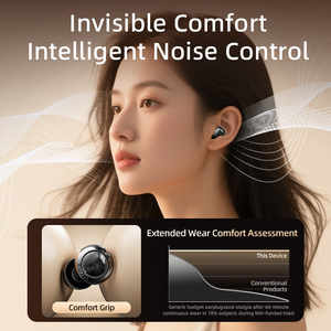Bouchons d'oreilles anti-bruit pour le sommeil 38 dB, écouteurs sans fil triple mode 3,0 g ultra-légers intra-auriculaires pour dormir sur le <span class=keywords><strong>côté</strong></span> avec étui de chargement - Product Image 2