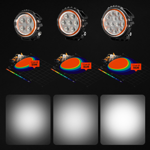Luces de Trabajo LED Redondas de <span class=keywords><strong>4</strong></span> LED, DRL 12V 24V, 20W para Tractores - Product Image 6