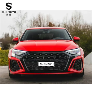 Les pare-chocs de voiture de haute qualité modifiés en <span class=keywords><strong>RS3</strong></span> pour <span class=keywords><strong>Audi</strong></span> A3 2021 incluent l'assemblage de pare-chocs avant avec les tuyaux de queue du diffuseur arrière de calandre - Product Image 1