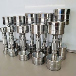Gym Home Good Quality Round Head Dumbbells 1-10 KG Fitness <b>Weight</b> Lifting Chromed Stainless Steel Dumbbell Set - Product Image 5