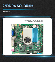 Placa Base Industrial Mini ITX con Ranura M2, Triple Pantalla VGA LVDS, Doble DDR4 de 32GB, Procesador I5 7200U de 7ª Generación, Venta al Por Mayor de Fábrica