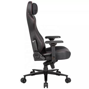 Chaises de course d'ordinateur de bureau de jeu en cuir noir <span class=keywords><strong>Chaise</strong></span> de jeu de luxe PRO Titanic avec appui-tête magnétique en mousse à mémoire de velours - Product Image 5