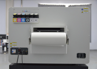 Impresora de Etiquetas UV DTF A3 Dowinprinter, Cabezales Duales XP600, Efecto de Relieve 3D, Impresión de Rollo a Rollo para Impresora de Uñas