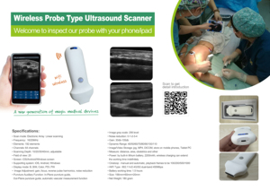 <span class=keywords><strong>Sonde</strong></span> d'échographie Doppler couleur électrique portable à 192 éléments pour les traitements cosmétiques, les procédures cutanées et des tissus superficiels - Product Image 4
