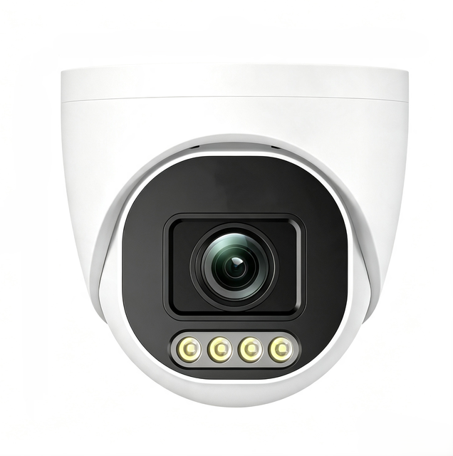 12MP 4K UHD 1/2.49" CMOS POE Dome IP Camera, 4 PCS Dual-light LEDs, H.265+, 3.6mm Lens (2.8mm Optional), 20m IR Night Vision