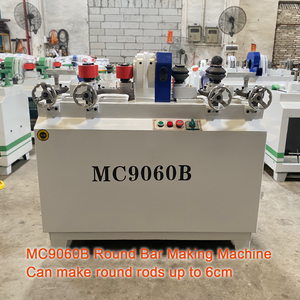Máquina lijadora de barras redondas fácil de operar, lijadora de doble banda para mangos de escoba de madera, componentes principales del motor incluidos - Product Image 4