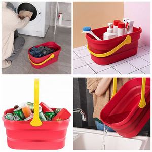 Serpillière pliable ESD, seau pour <span class=keywords><strong>nettoyage</strong></span>, bac à eau, PP TPR, 10 l-12 l - Product Image 6