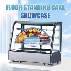 Petit réfrigérateur de présentation pour gâteaux avec compresseur économe en énergie et façade en verre transparent - Product Image 6