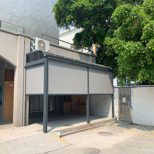 Rèm Dọc Cửa Sổ Chống Gió Gắn Động Cơ Nhà Máy Rèm Cuốn Rèm Cửa Chớp Có Khóa Kéo - Product Image 1