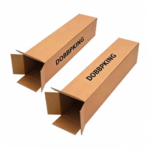 Boîte d'expédition pliable durable en carton ondulé 3 plis pour tapis de yoga, clubs de golf, bâtons de baseball, tubes et transport de objets longs - Product Image 2