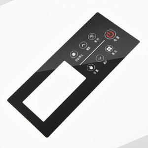 Factory Custom Silk Screen Printing Intelligent <b>Touch</b> <b>Switch</b> Silk Screen Printing Glass, Printed <b>Switch</b> Tempered Glass Panel - Product Image 1