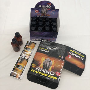 Fabrieksprijs Zwarte Panter Neushoorn 69 Sekspillen Mannelijke Verbetering Pillen Lege Vloeibare Fles Capsule Kaart Blisterverpakking - Product Image 5