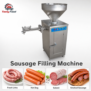 Máquina de Llenado de Salchichas Industrial de Acero Inoxidable SUS304, Equipo Automático para Rellenar Carne con Certificación CE - Product Image 6