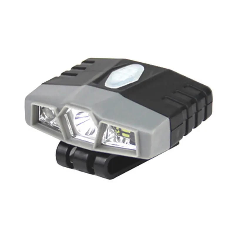 Faro con Sensor de movimiento ligero de 3W, luces LED con Clip en la tapa con 6 modos, recargable por USB para exteriores, pesca, Camping, correr