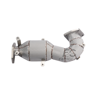 Tuyau d'échappement avant isolé en acier inoxydable sur mesure pour Abarth 500 595 695 1.4T – Amélioration de puissance