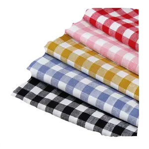 Tissu de jupe plissée à carreaux JK, tissu de rangée de Textile, 100% coton, fil Jacquard teint, tissu à carreaux