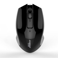 Mouse Komputer Mini Optik LED Backlit FV-183 Laris Manis, Ultra Tipis, Nirkabel 2.4GHz, Antarmuka USB, Portabel, untuk Penggunaan Bisnis dan Kantor