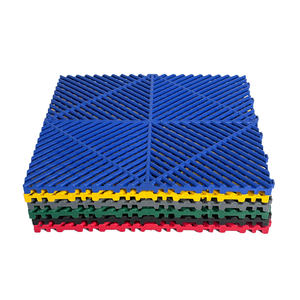 Modular <b>Rubber</b> Heavy Duty Interlocking PVC Garage Floor Tiles Plastic Industrial <b>for</b> Warehouse Plastic Flooring <b>Mats</b> - Product Image 1