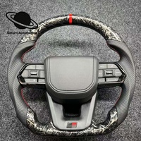 Volant de voiture en fibre de carbone adapté aux Lexus LC300, LX600, IS, LS, GS, RX, LX, GX450, GX460, IS250, IS300, IS350, NX, GX, RCF