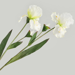 Iris Artificial de Seda Plástica Teñida con Tinta ZHOUDI, Mezcla de Seda, para Decoración del Hogar y Bodas - Product Image 5