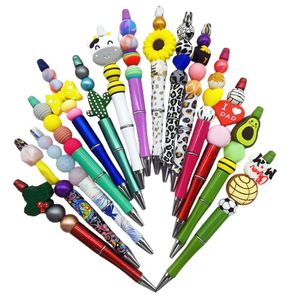 2023 gran oferta de juguetes <span class=keywords><strong>para</strong></span> hacer masticar bebés, varios abalorios focales de dentición de silicona de animales sueltos suaves <span class=keywords><strong>para</strong></span> bolígrafos moldeables - Product Image 6