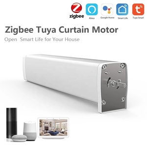 Tuya ZigBee inteligente cortina Motor Ultra silencioso eléctrico de Control remoto inalámbrico Compatible con <span class=keywords><strong>Alexa</strong></span> de Google - Product Image 3
