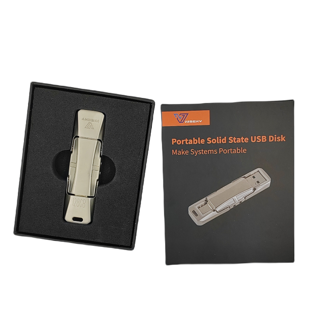 Vaseky USB Flash Drive for Phone 2 in 1 USB3.0 Type-C Micro USB Flash Drive Data Storage Thumb Pen Drive