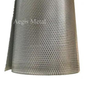 Dimensione del foro diamantato 2x4mm 3x6mm 5x10mm nichel acciaio inossidabile espanso grado 1 2 maglia in titanio
