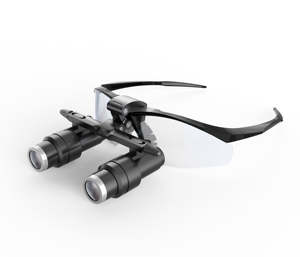 Lupas cirúrgicas de vidro para instrumentos cirúrgicos odontológicos 4X 5X 6X, lupas cirúrgicas leves para dentes - Product Image 1