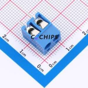C50300V-2P1D36 Screw Terminal Block Through hole Component (THT),P=5mm Connector 1x2P 5mm 2P 1 - Product Image 1