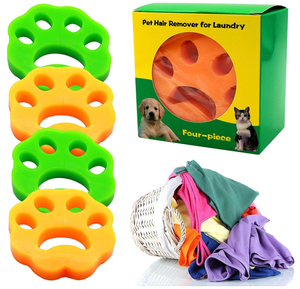 4 packs d'épilateur pour animaux de compagnie pour <span class=keywords><strong>le</strong></span> linge Attrape-peluches pour machine à laver Épilateur réutilisable pour chien pour <span class=keywords><strong>le</strong></span> linge - Product Image 1