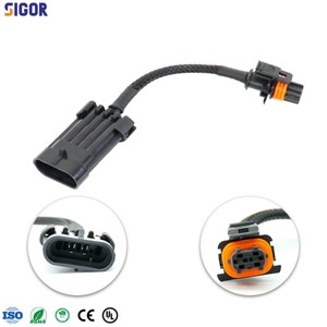 موصل محول أسلاك المولد الكهربائي GM LS مع عزل PTFE/نايلون IP65 من 4 إلى 2 دبوس لمحركات LS1 LS2 LS3 LQ4 LQ9 LM7 - Product Image 1