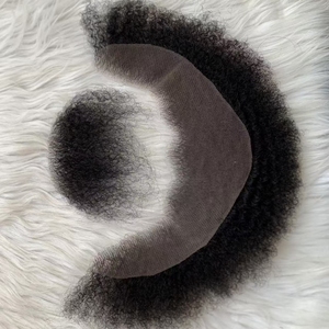 Emeda bán buôn 100% tóc con người afro chân tóc trang điểm thực tế cá tính râu 4mm afro râu cho nam giới da đen - Product Image 2