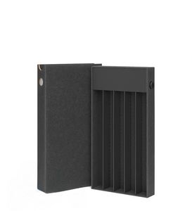 Custom Black 5 <b>Pack</b> Childproof Cardboard Paper Sliding Rectangle Rigid Drawer Push Rigid Packaging <b>Box</b> with Dividers - Product Image 2