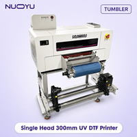 Printer UV DTF Grosir Baru Ukuran A3 30cm Mesin Stiker Kristal untuk Tumbler dan Drinkware Kepala Tunggal Sirkulasi Tinta Putih Otomatis