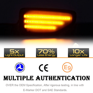 Remplacement des pièces automobiles LED Side Marker Light Free Error pour <span class=keywords><strong>Dacia</strong></span> <span class=keywords><strong>Logan</strong></span> <span class=keywords><strong>MCV</strong></span> Sandero Stepway Duster Renault Sandero Repeat Blinker - Product Image 3
